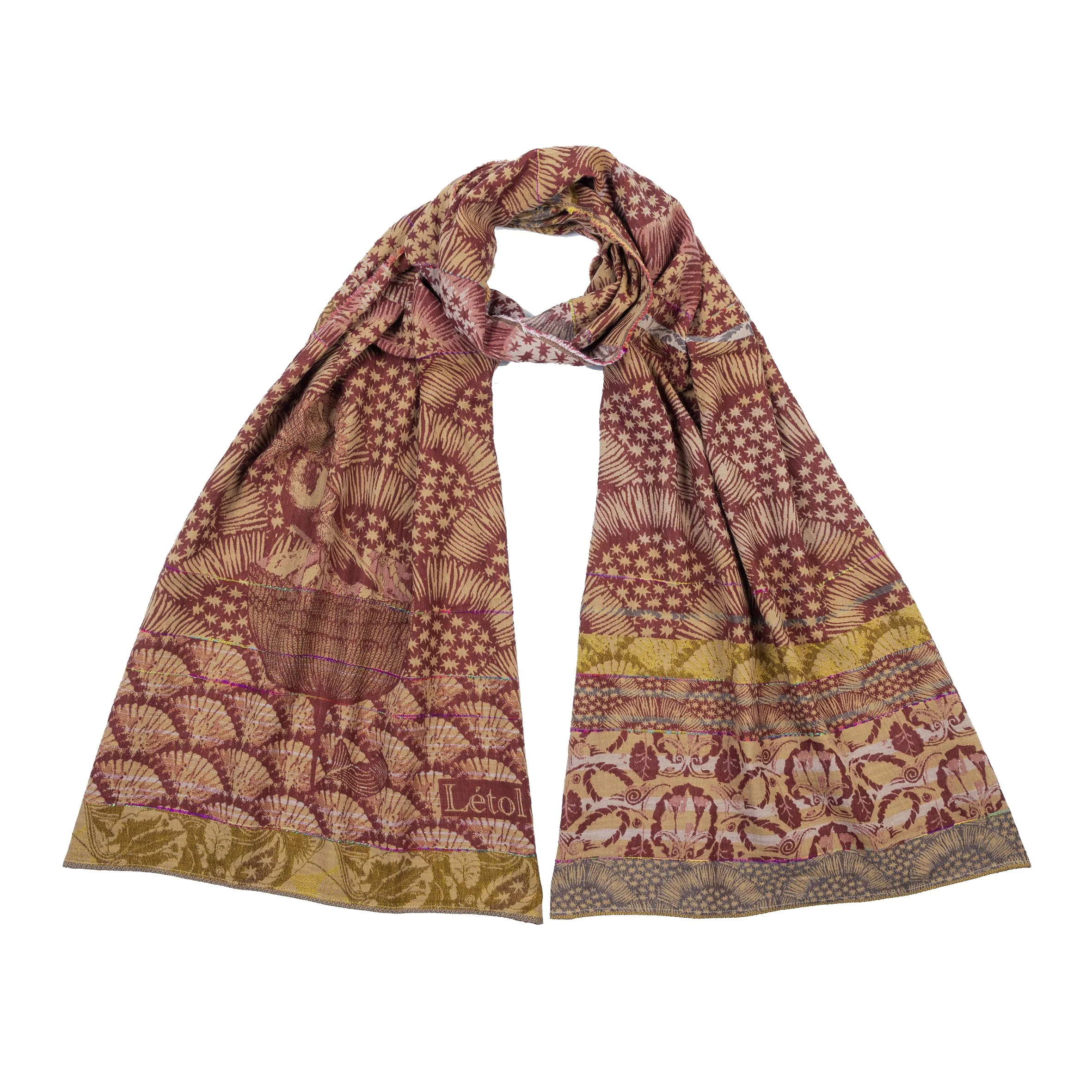 AMIRA 601 SAHARA - Létol Organic Cotton Scarf - New for